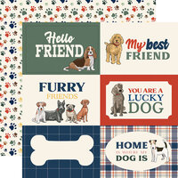 Carta Bella Paper - Best In Show Collection - 12 x 12 Double Sided Paper - 6 x 4 Journaling Cards