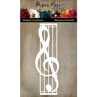 Paper Rose - Dies - Treble Clef