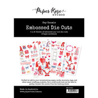 Paper Rose - Embossed Die Cuts - Hey Gnomie
