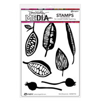 Ranger Ink - Dina Wakley Media - Cling Mounted Rubber Stamps - Bold Botanicals