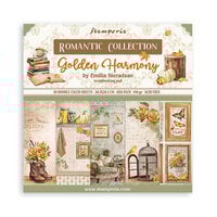 Stamperia - Golden Harmony Collection - 8 x 8 Paper Pad